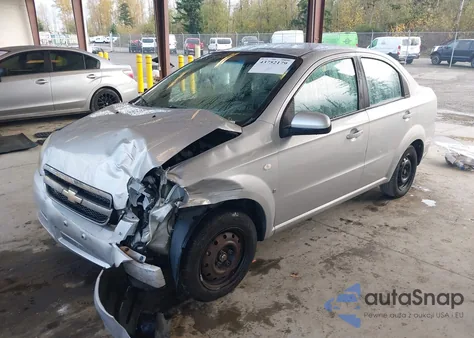 2008 Chevrolet Aveo Ls z USA, uszkodzony, nr VIN KL1TD56648B072403